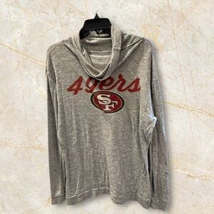 NFL Gray 49ers Women's Top